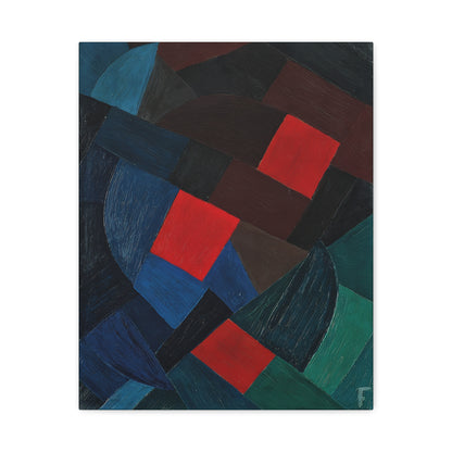 Komposition (1935-1936) by Otto Freundlich  / Reproduction Fine Art sur Toile / Epaisseur 3,2cm - 1'25 po