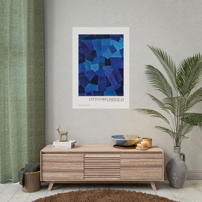 Komposition in Blau (1931) by Otto Freundlich / Affiche imprimée - Série ART's Collection
