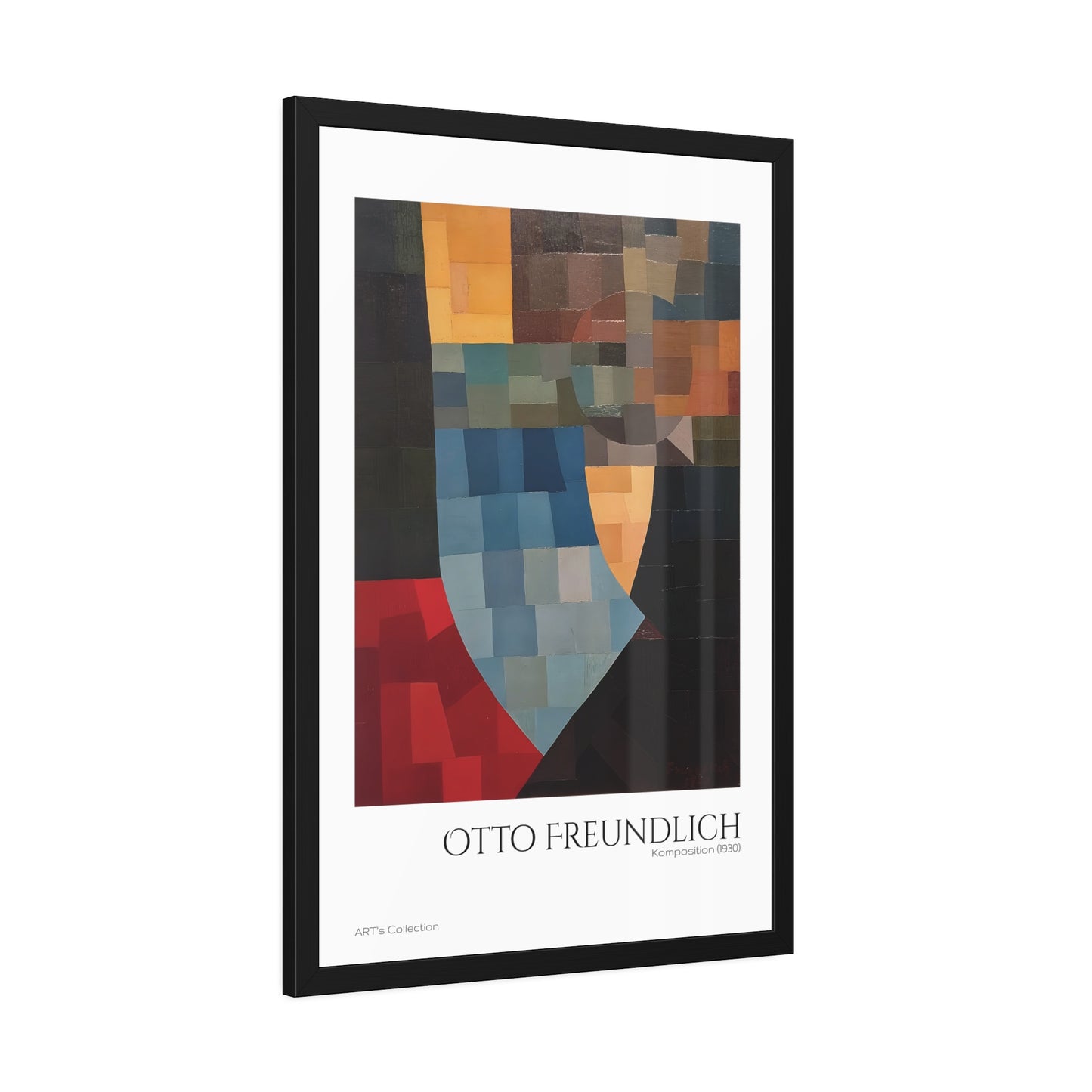 Komposition (1930) by Otto Freundlich  / Affiche Encadrée série ART's Collection