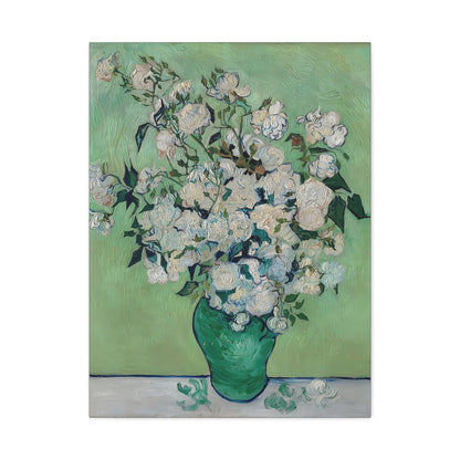 Roses (1890) by Vincent van Gogh  / Reproduction Fine Art sur Toile / Epaisseur 3,2cm - 1'25 po