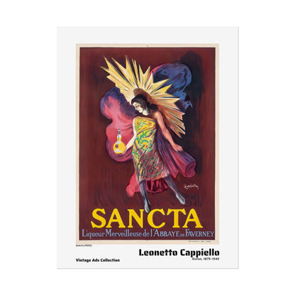 Sancta (1925) by Leonetto Cappiello / Affiche imprimée - Série Vintage Ads Collection