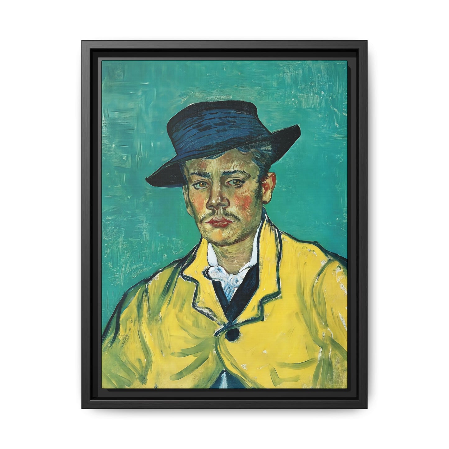 Portrait of Armand Roulin (1888) by Vincent van Gogh / Toile encadrée sur caisse américaine