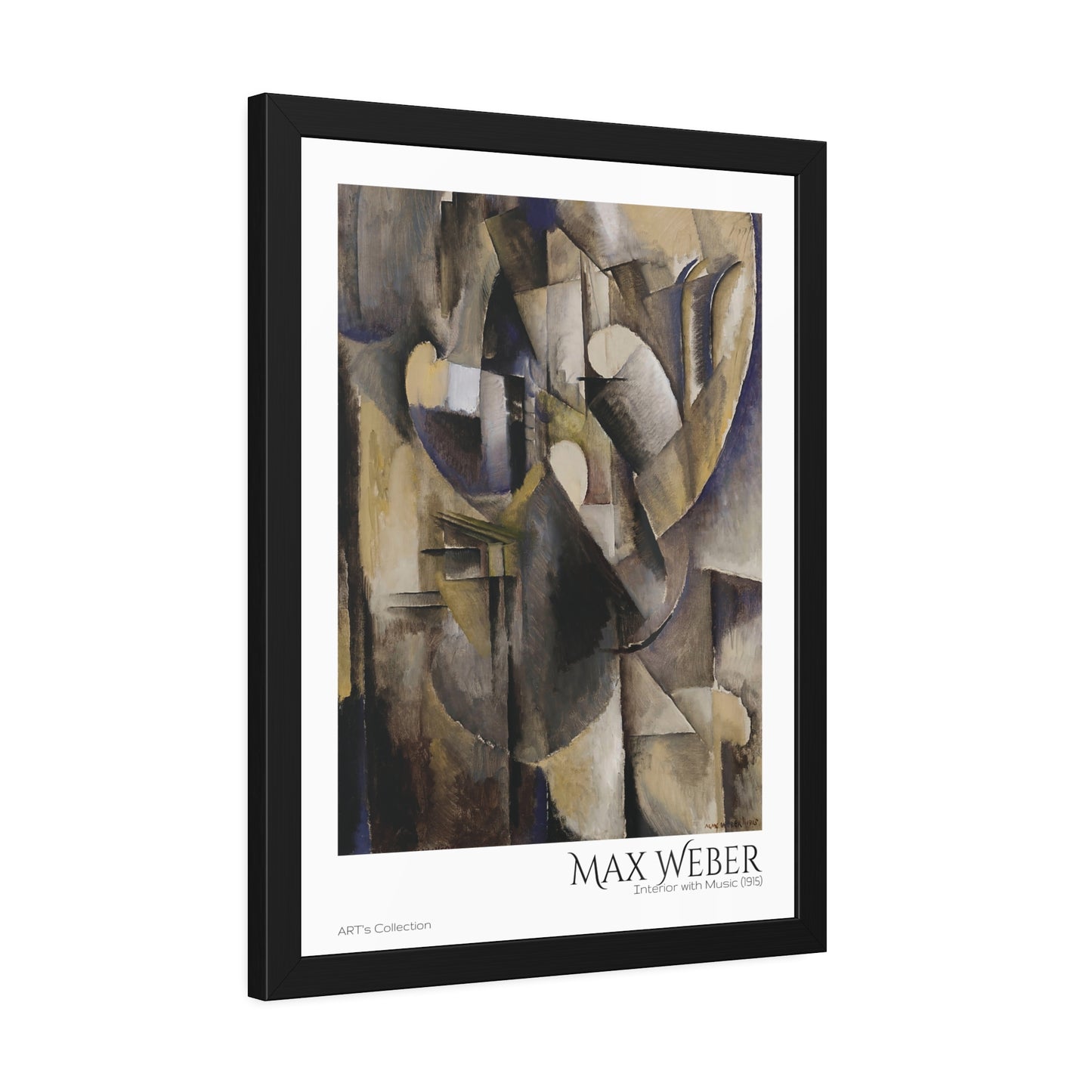 Interior with Music (1915) by Max Weber  / Affiche Encadrée série ART's Collection