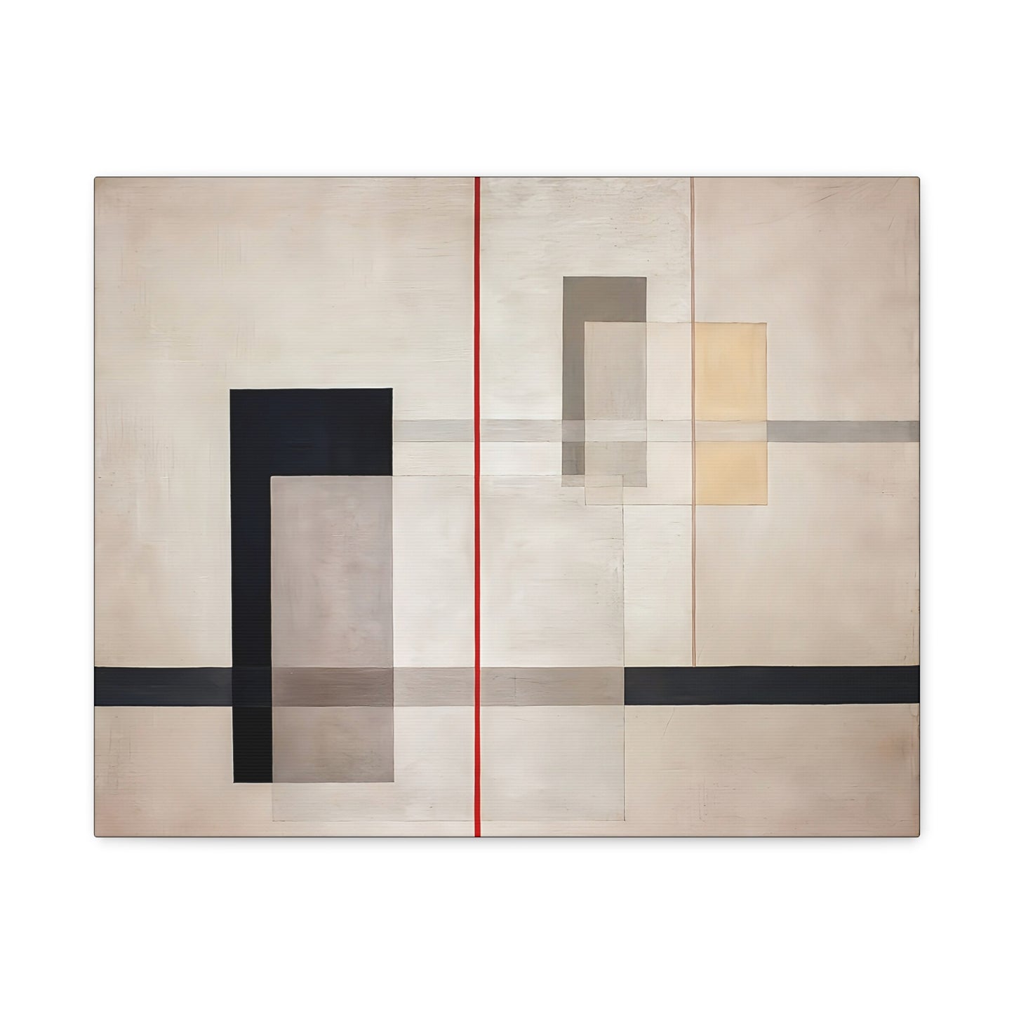 K VII (1922) by  László Moholy-Nagy  / Reproduction Fine Art sur Toile / Flanc Large Epaisseur 3.2 cm - 1.25 inch