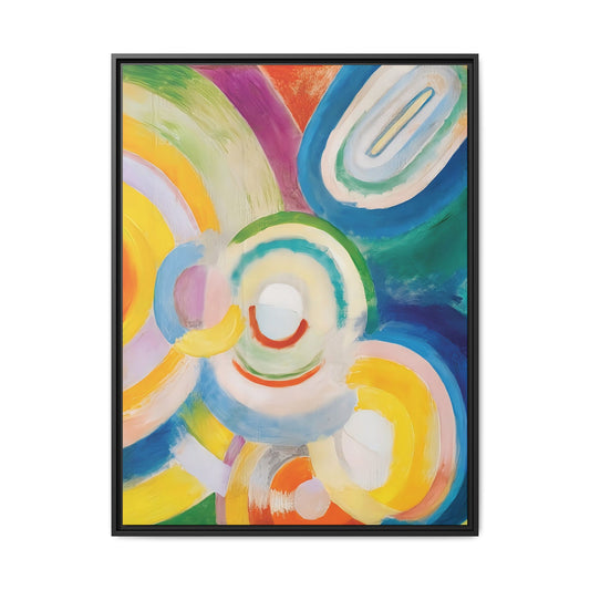 Disques Colorés (1913)  by Robert Delaunay  / Toile encadrée sur caisse américaine