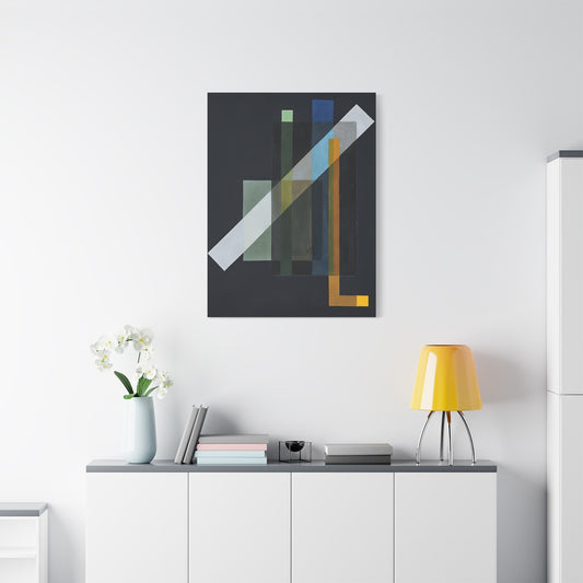 Construction (1924) by László Moholy-Nagy  / Reproduction Fine Art sur Toile /  Epaisseur 3.2 cm - 1.25 inch