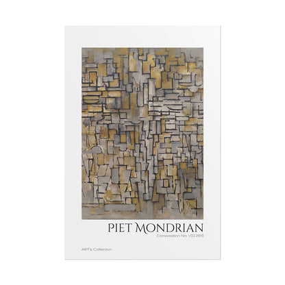 Tableau No. 2, Composition No. VII (1913) by Piet Mondrian / Affiche imprimée - Série ART's Collection