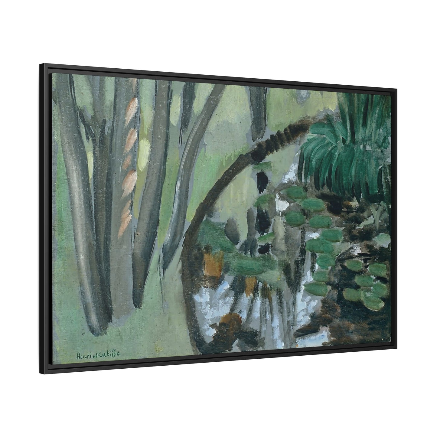 Le ruisseau, Maintenon (1918) by Henri Matisse  / Toile encadrée sur caisse américaine
