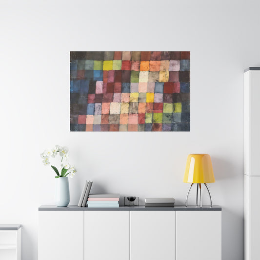 Ancient Sound (1925) by Paul Klee / Reproduction Fine Art sur Toile / Large Epaisseur 3.2 cm - 1.25 inch
