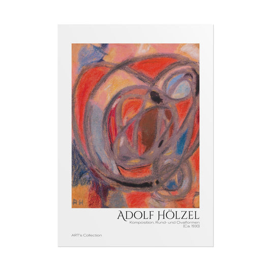 Komposition, Rund- und Ovalformen (Ca. 1930) by Adolf Hölzel / Affiche imprimée - Série ART's Collection