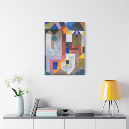 Colorful Architecture (1917) by Paul Klee   / Reproduction Fine Art sur Toile / Epaisseur 3,2cm - 1'25 po