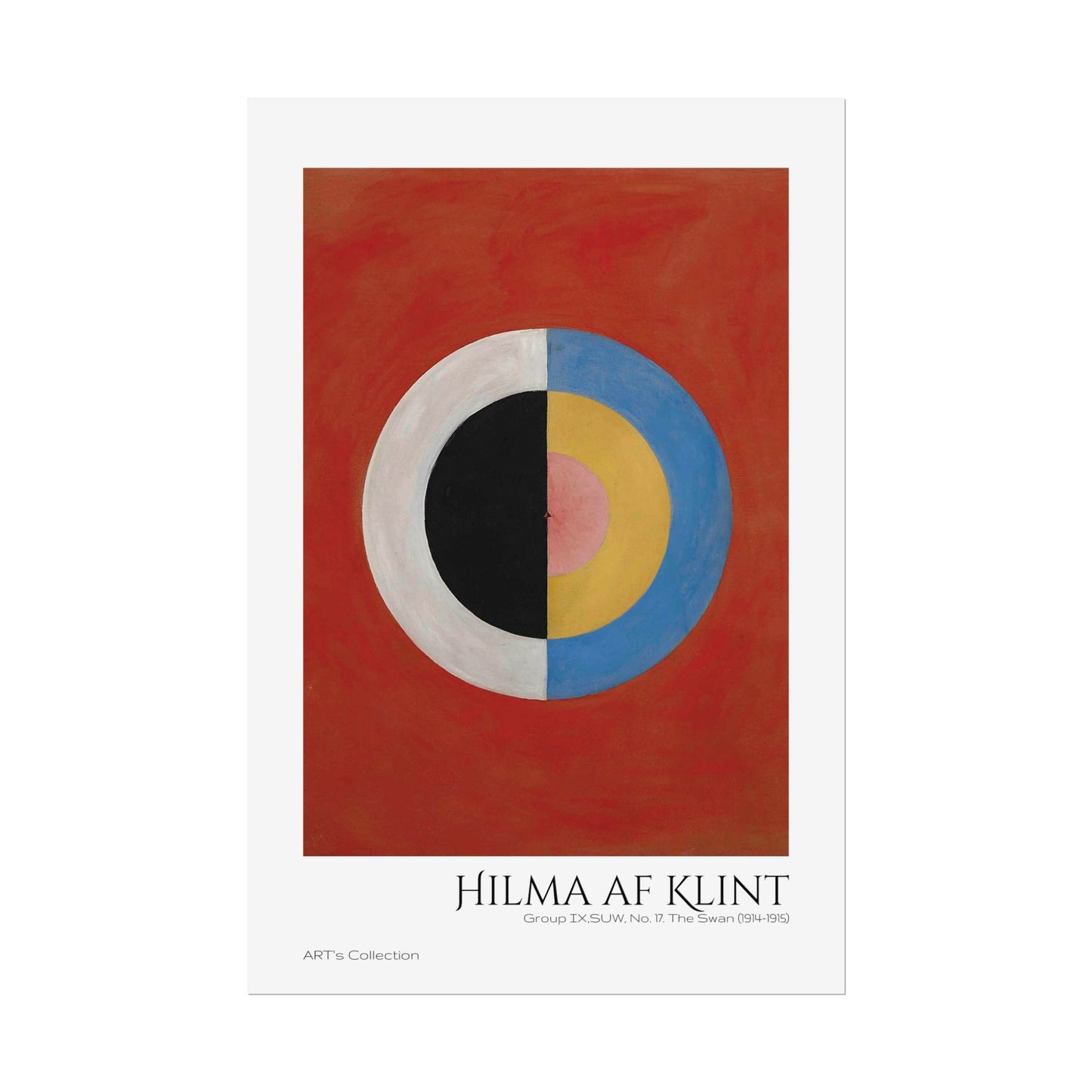 Group IX,SUW, No. 17. The Swan (1914-1915) by Hilma af Klint  / Affiche imprimée - Série ART's Collection