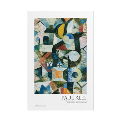 Composition with the Yellow Half-Moon and the Y (1918) by Paul Klee / Affiche imprimée - Série ART's Collection