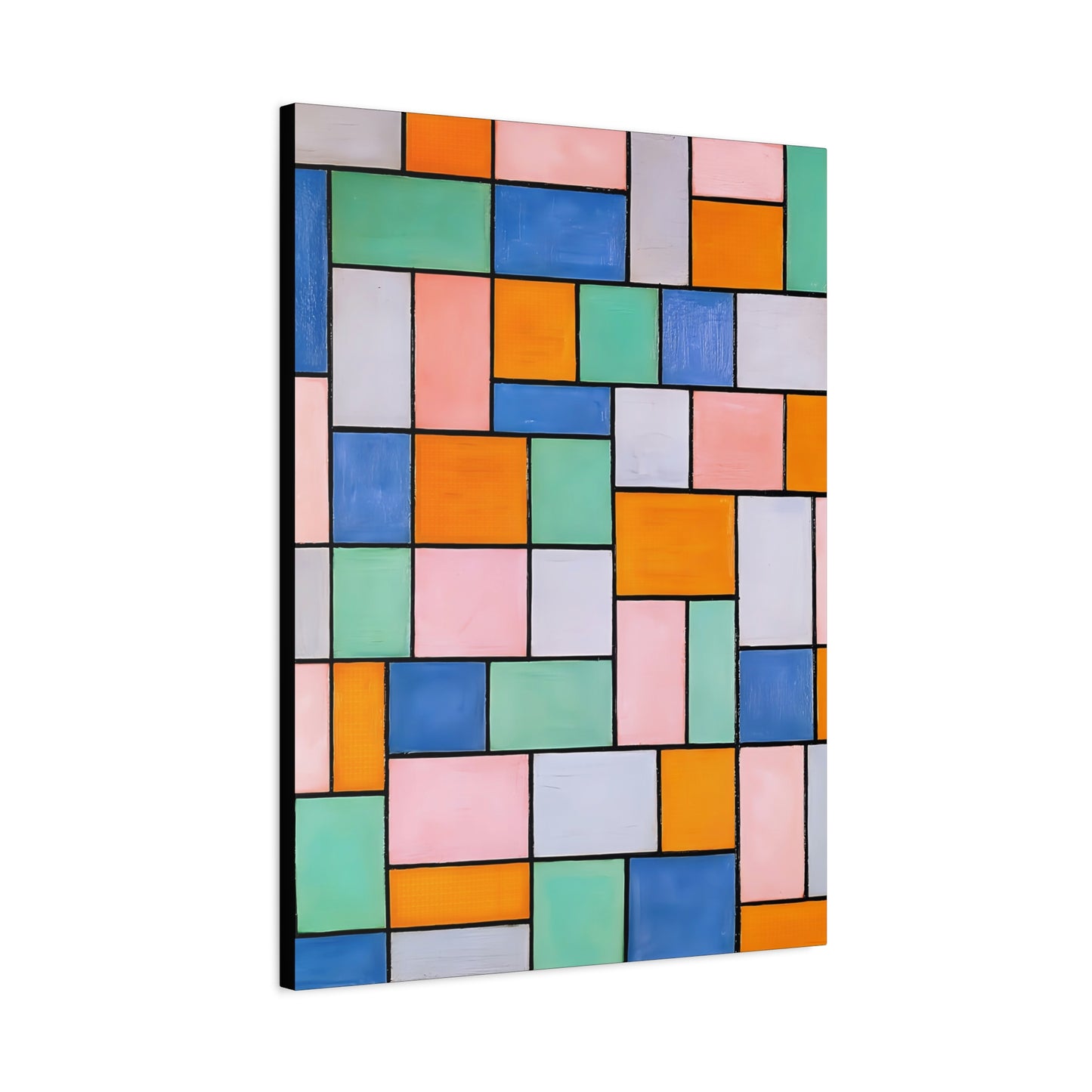 Composition in dissonances (1919) by Theo van Doesburg  / Reproduction Fine Art sur Toile / Epaisseur 3.2 cm - 1.25 inch