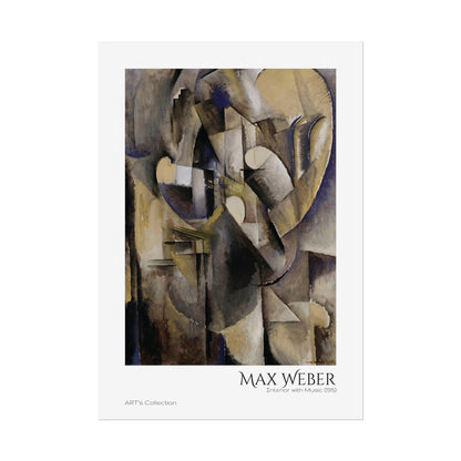Interior with Music (1915) by Max Weber / Affiche imprimée - Série ART's Collection