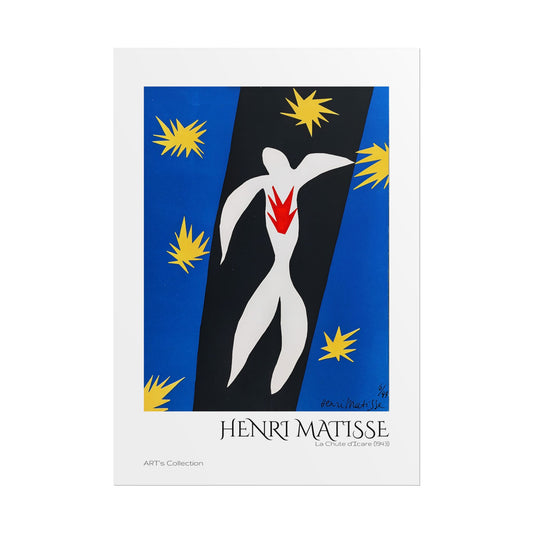 La Chute d'Icare (1943) by Henri Matisse / Affiche imprimée - Série ART's Collection