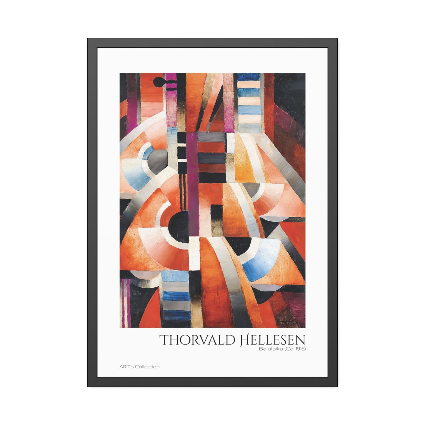 Balalaika (Ca. 1916) by Thorvald Hellesen  / Affiche Encadrée série ART's Collection