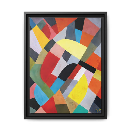 Composition Abstraite (1936-38) by Otto Freundlich   / Toile encadrée sur caisse américaine