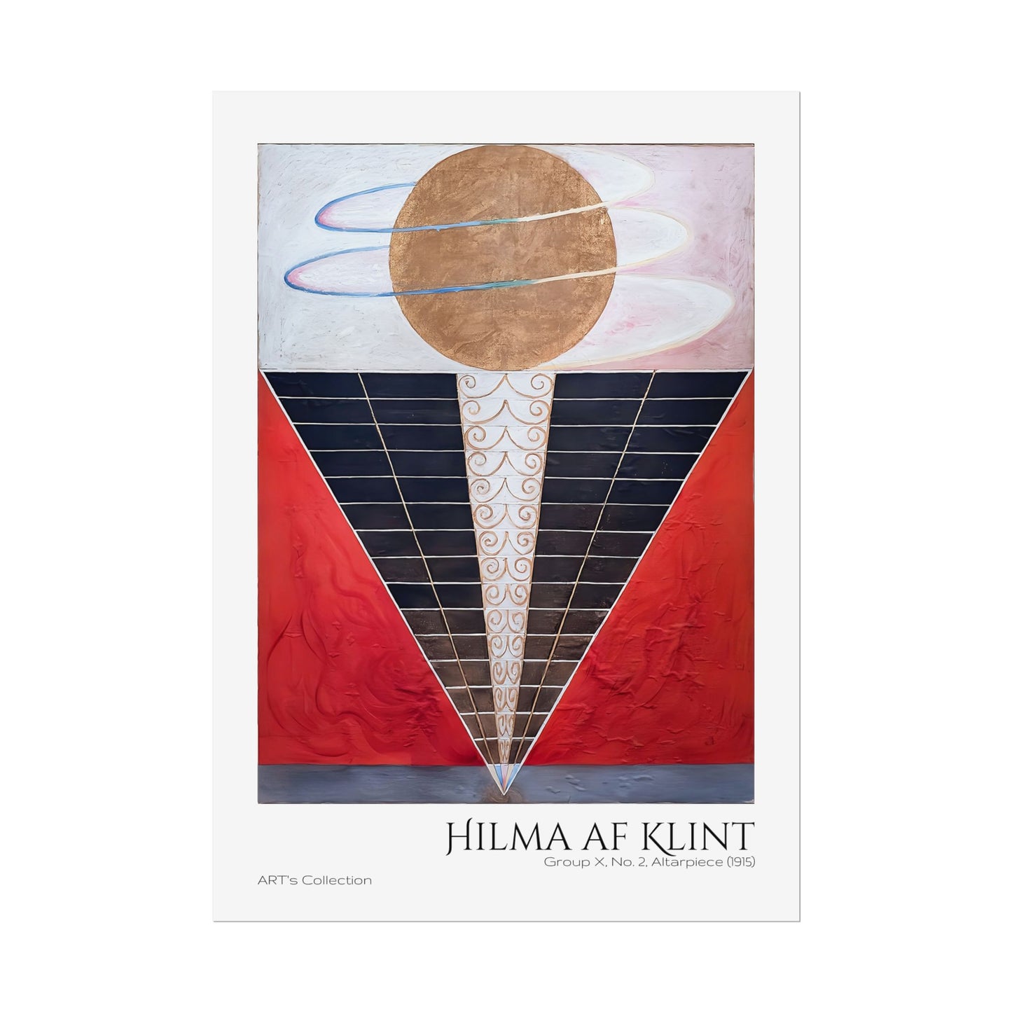 Group X No 2 Altarpiece (1915) by Hilma af Klint  / Affiche imprimée - Série ART's Collection