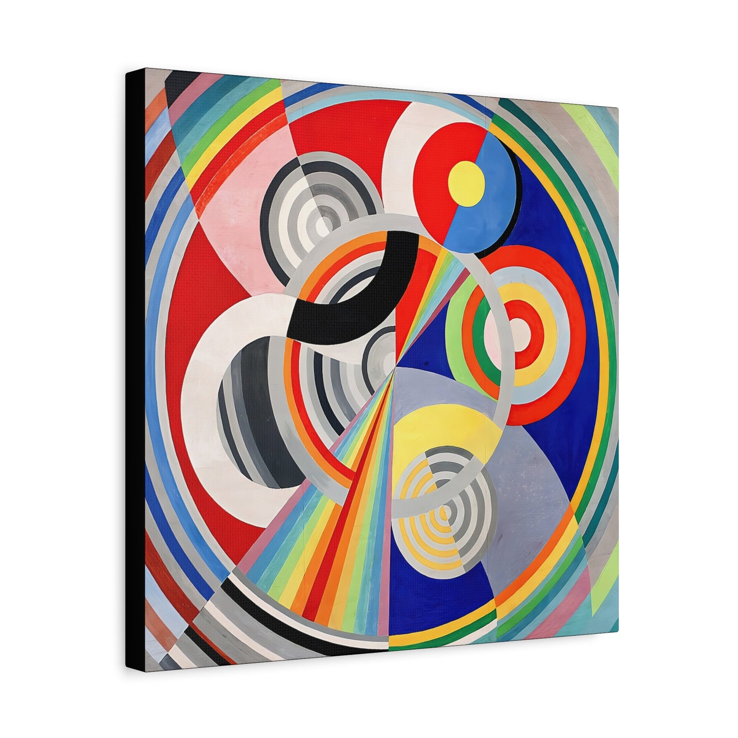 Rythme numéro 1 (1938) by Robert Delaunay / Reproduction Fine Art sur Toile / Large Epaisseur 3.2 cm - 1.25 inch