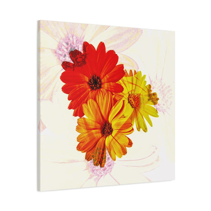 Collection Signature "FLORAL Numéro 19" sur Toile Fine Art sur Toile / Epaisseur 3,2cm - 1'25 po
