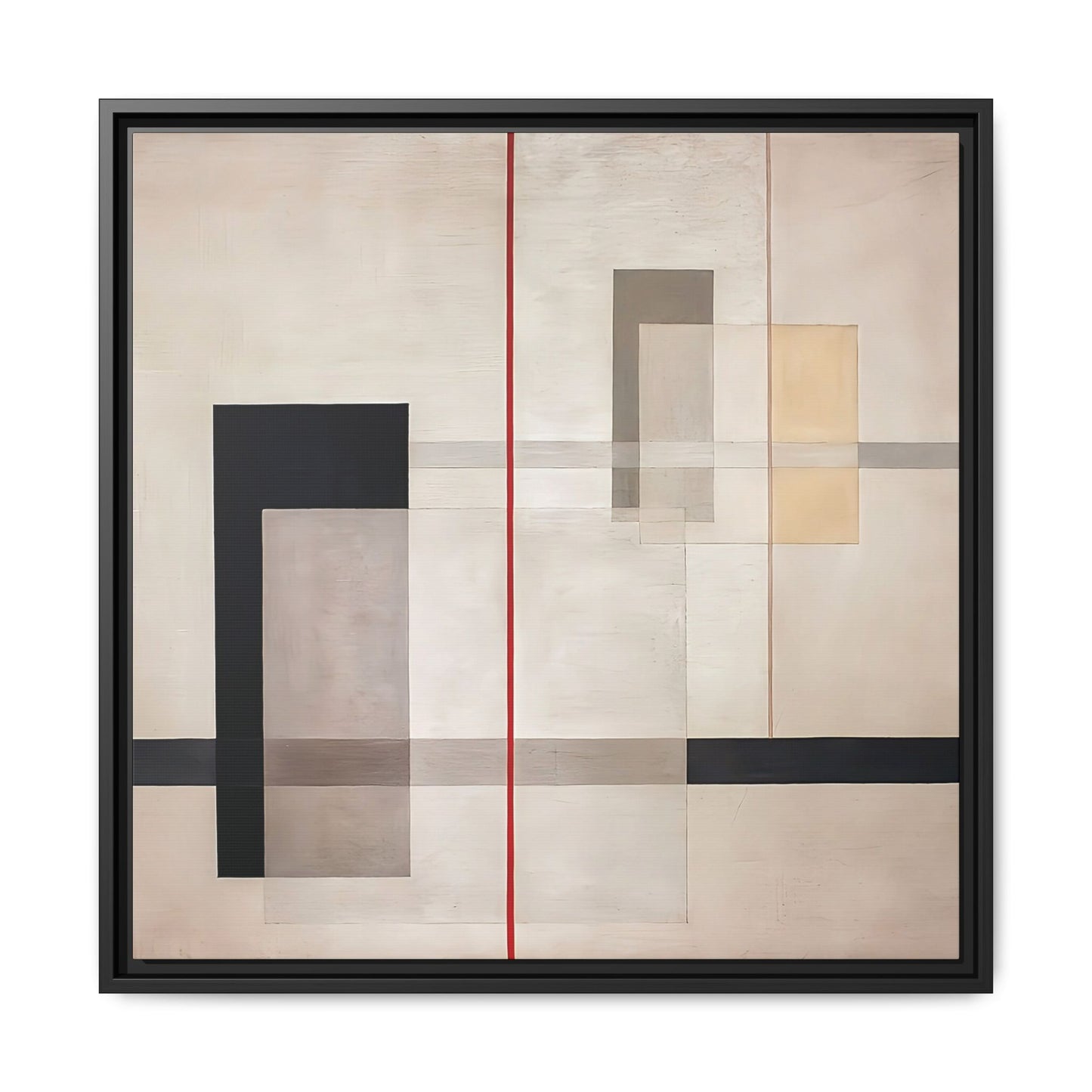 K VII (1922) by László Moholy-Nagy  / Toile encadrée sur caisse américaine