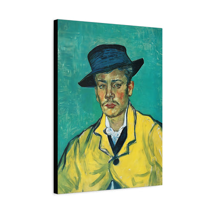 Portrait of Armand Roulin (1888) by Vincent van Gogh  / Reproduction Fine Art sur Toile / Epaisseur 3,2cm - 1'25 po
