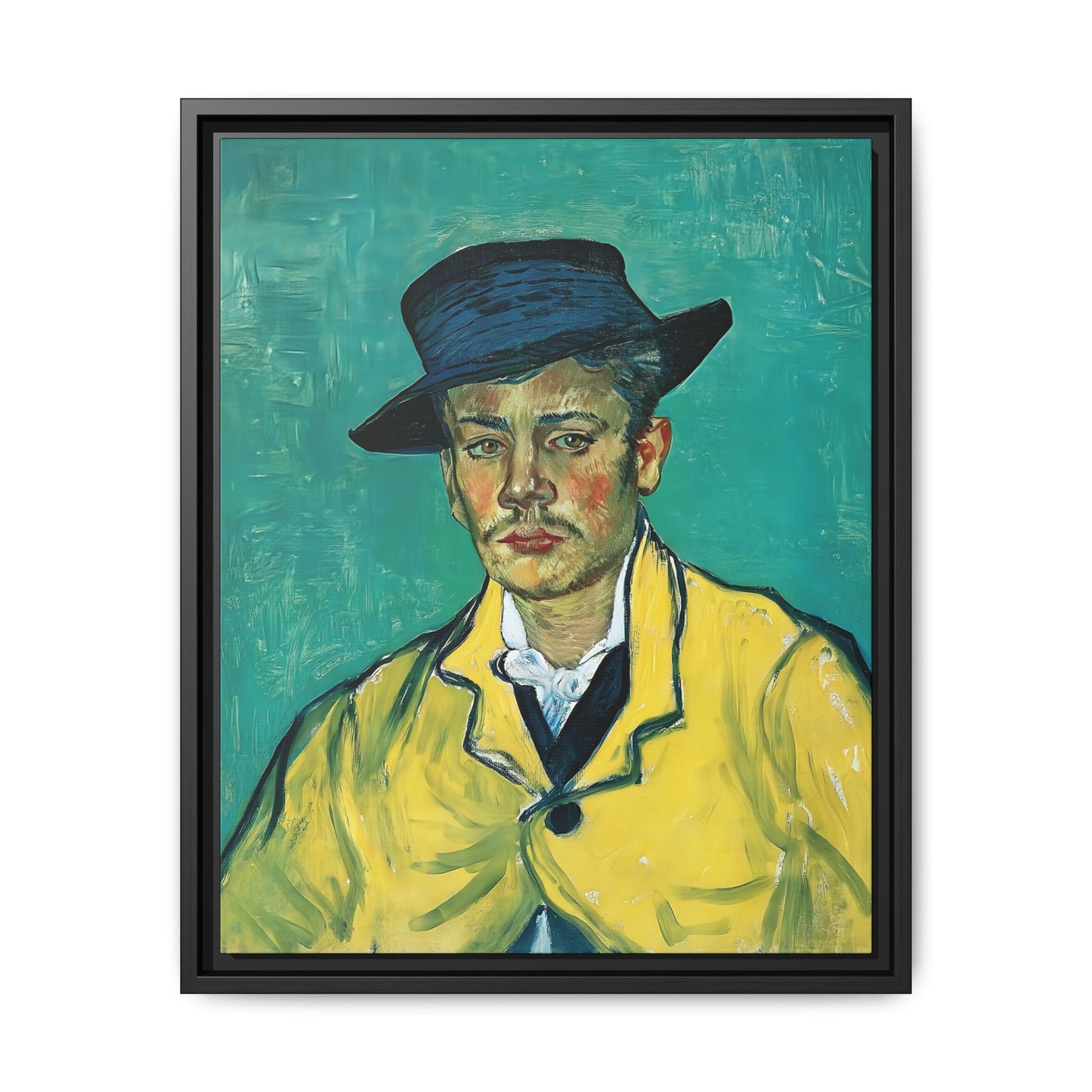 Portrait of Armand Roulin (1888) by Vincent van Gogh / Toile encadrée sur caisse américaine