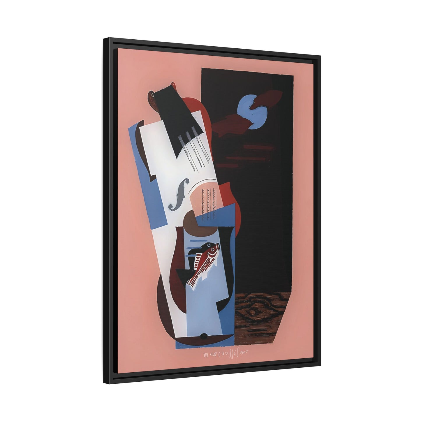 Fish (1926) by Louis Marcoussis / Toile encadrée sur caisse américaine