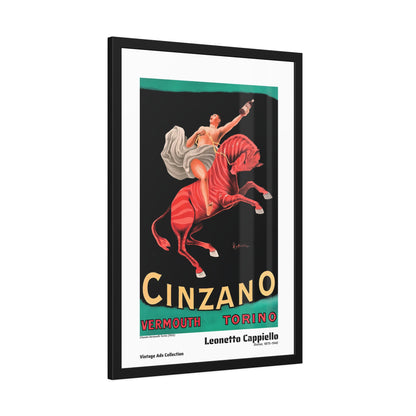 Cinzano Vermouth Torino (1910) by Leonetto Cappiello / Affiche Encadrée Série Vintage Ads Collection