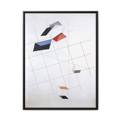 L IV (1936) by László Moholy-Nagy  / Toile encadrée sur caisse américaine