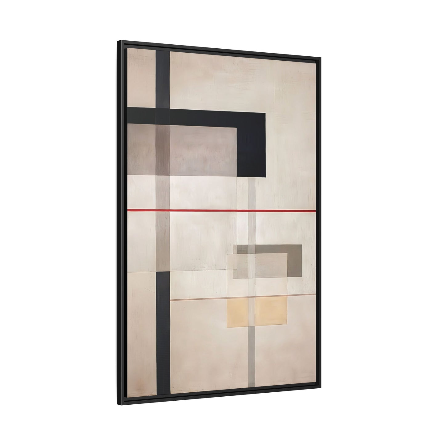 K VII (1922) by László Moholy-Nagy  / Toile encadrée sur caisse américaine