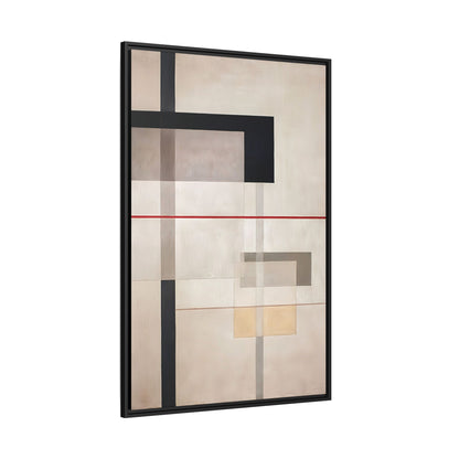 K VII (1922) by László Moholy-Nagy  / Toile encadrée sur caisse américaine