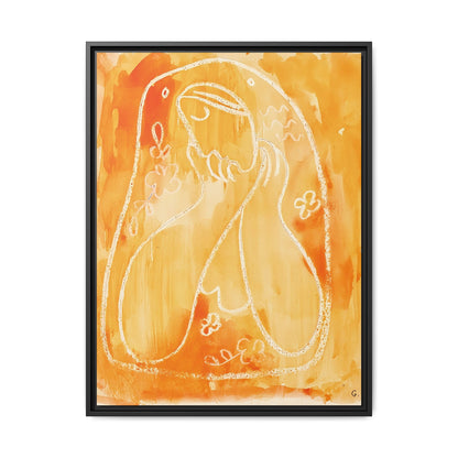 Thoughtful (1937-1938) by Mikulás Galanda / Toile encadrée sur caisse américaine