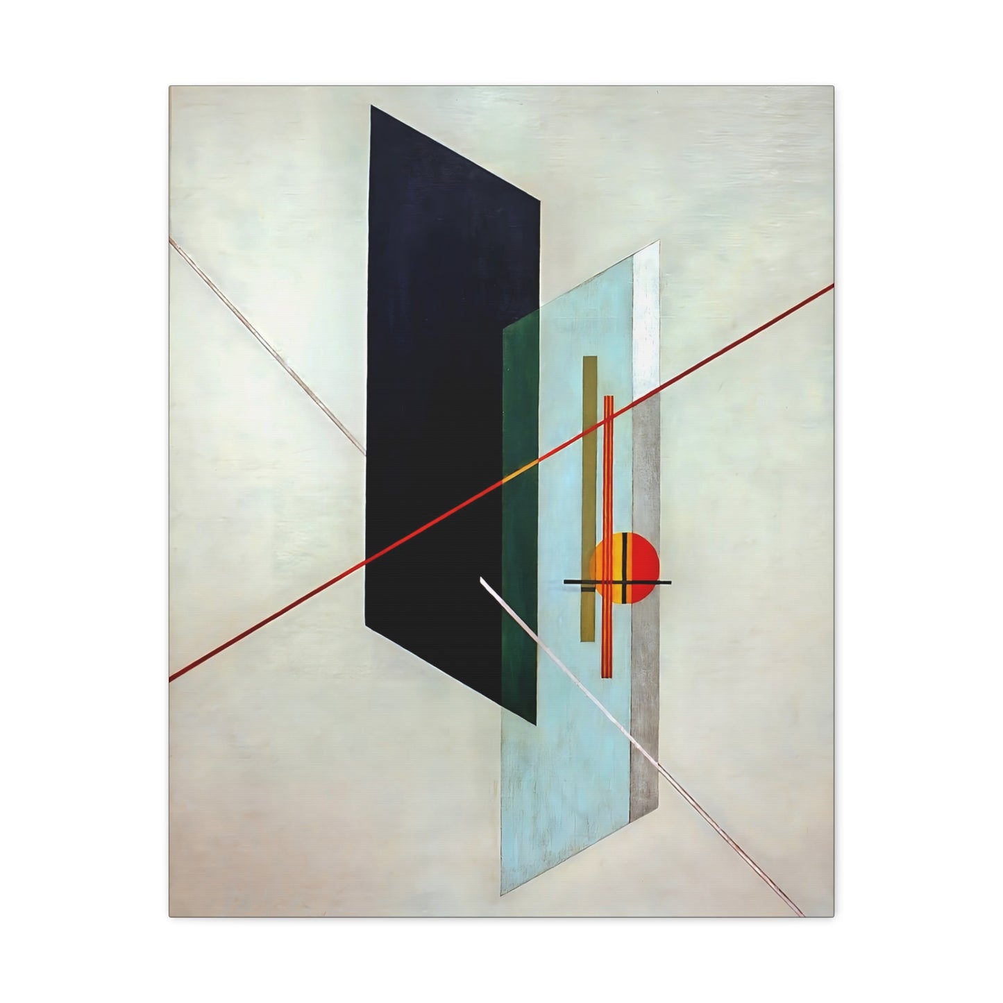 A IX (1923) by László Moholy-Nagy  / Reproduction Fine Art sur Toile /  Epaisseur 3.2 cm - 1.25 inch
