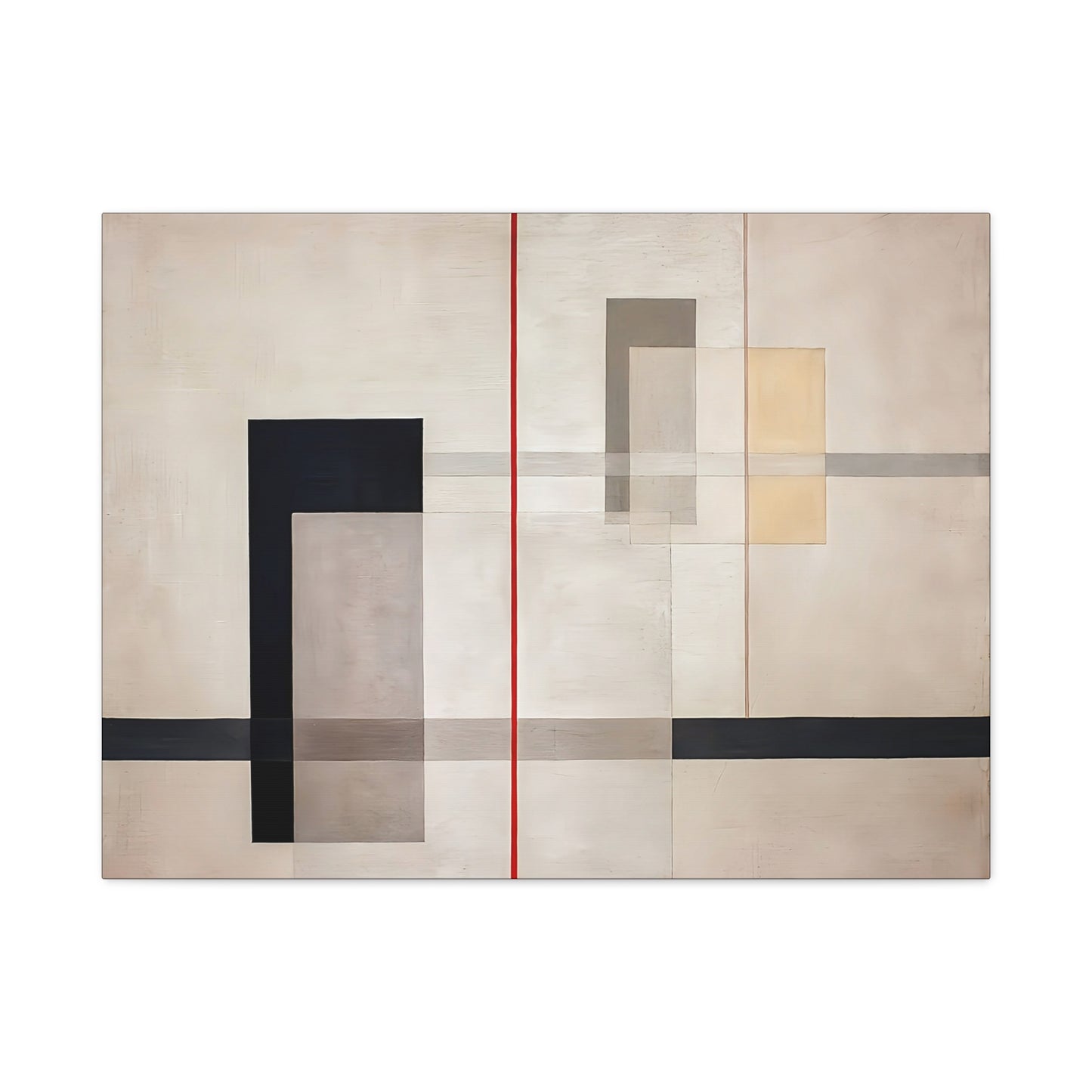 K VII (1922) by  László Moholy-Nagy  / Reproduction Fine Art sur Toile / Flanc Large Epaisseur 3.2 cm - 1.25 inch