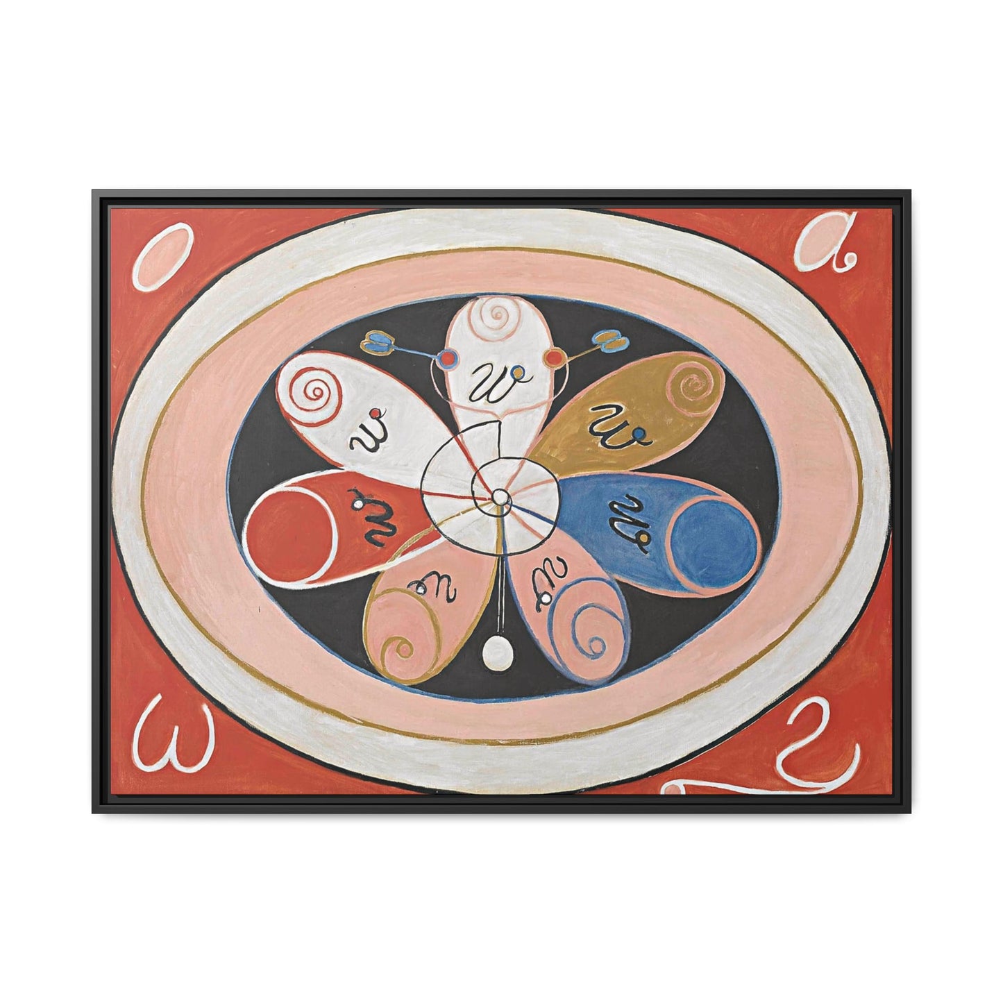 Evolution, No. 15, Group IV, The Seven-pointed Stars (1907) byHilma af Klint  / Toile encadrée sur caisse américaine