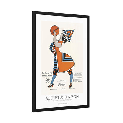 Queen City Ink, Ad. 19 (1890-1913) by Augustus Jansson  / Affiche Encadrée série ART's Collection