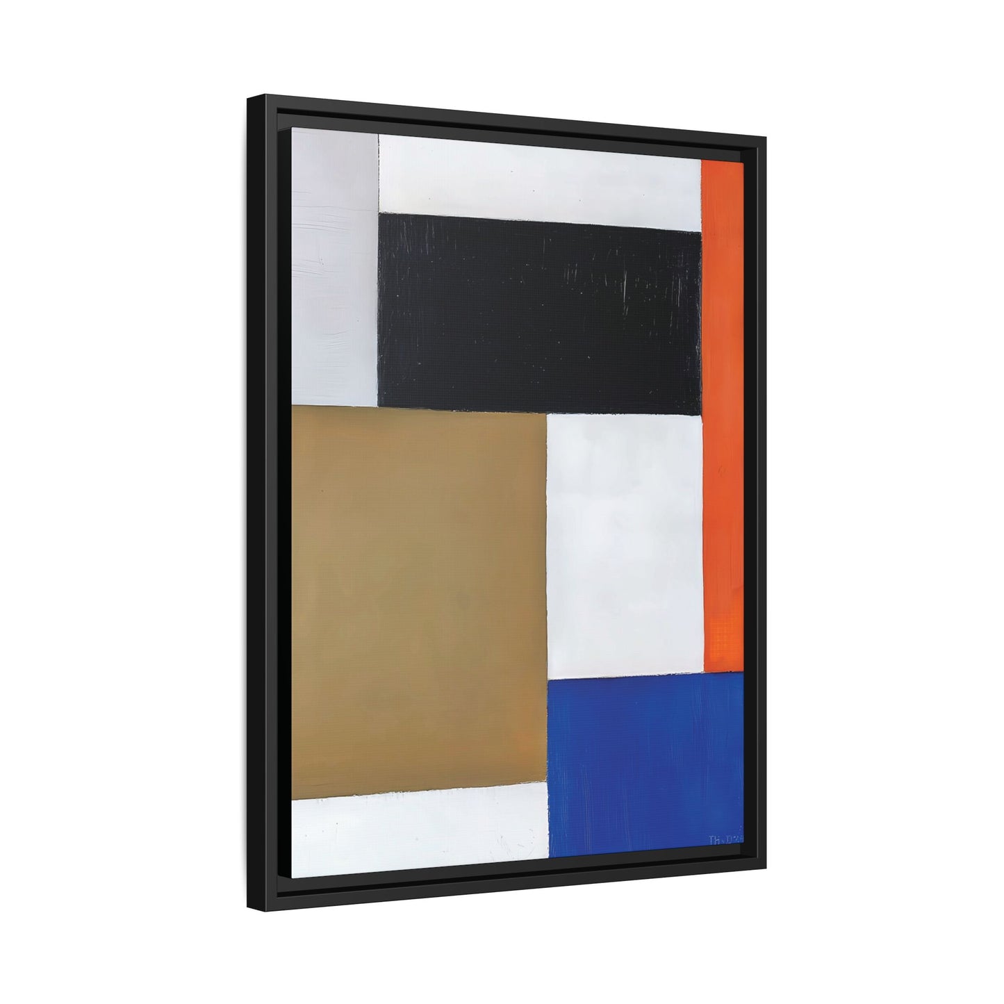 Composition (1923-1924) by Theo van Doesburg  / Toile encadrée sur caisse américaine