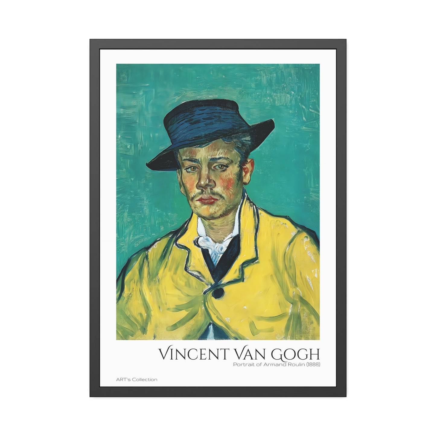 Portrait of Armand Roulin (1888)  by Vincent Van Gogh / Affiche Encadrée série ART's Collection
