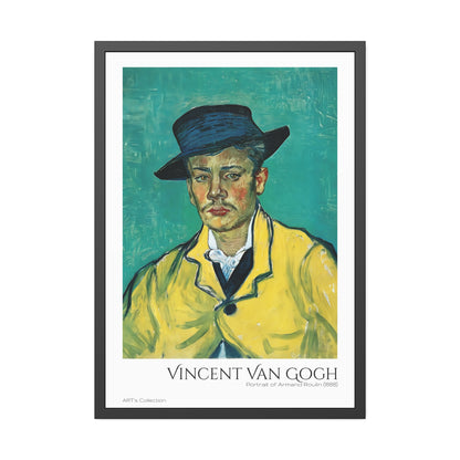 Portrait of Armand Roulin (1888)  by Vincent Van Gogh / Affiche Encadrée série ART's Collection