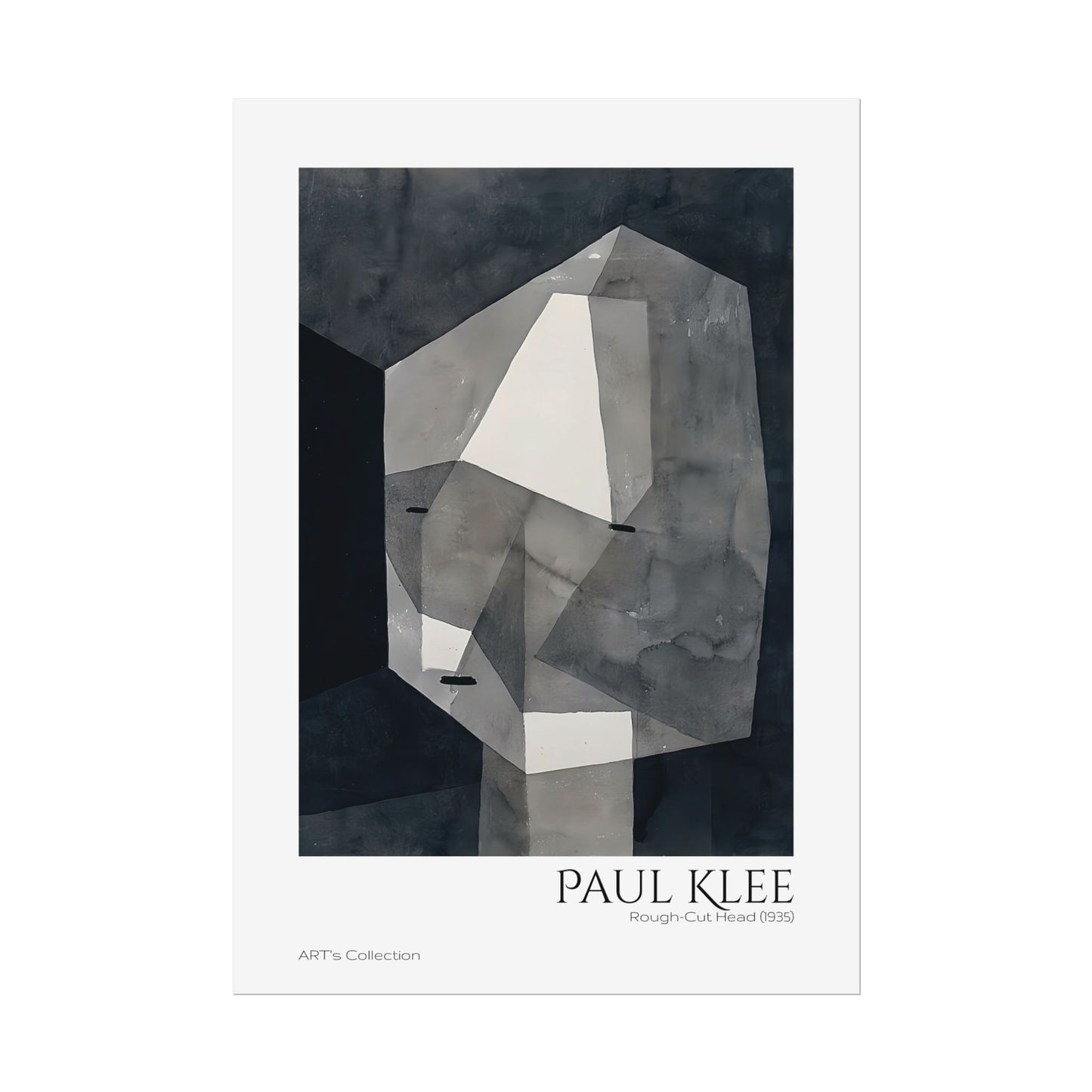 Rough-Cut Head (1935) by Paul Klee / Affiche imprimée - Série ART's Collection
