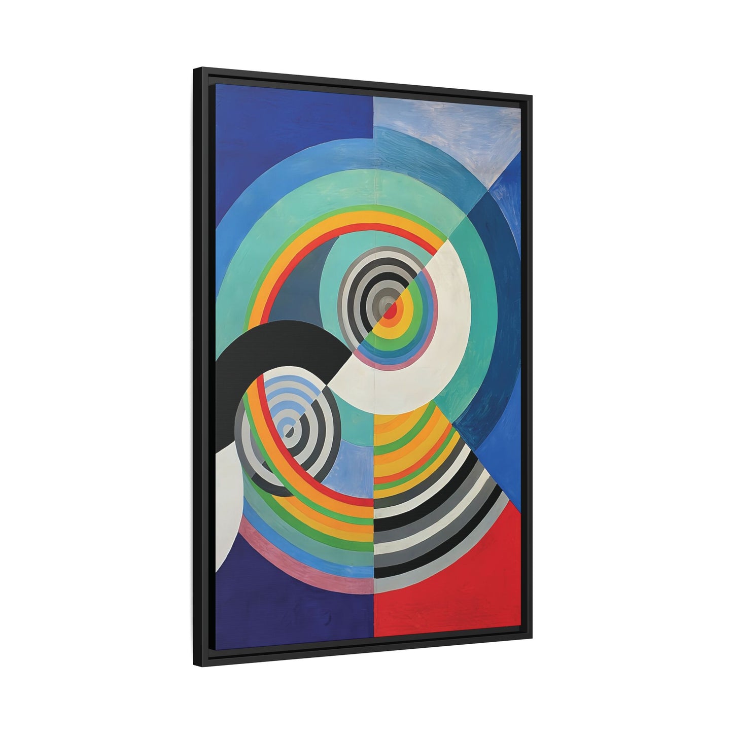 Rythme Numéro 3 (1938)  by Robert Delaunay  / Toile encadrée sur caisse américaine