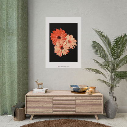 Collection Signature "FLORAL Numéro 6" sur Affiche imprimée - Série ART's Collection