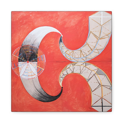 Group IX-SUW, The Swan, No. 9 (1915) by  Hilma af Klint / Reproduction Fine Art sur Toile / Large Epaisseur 3.2 cm - 1.25 inch