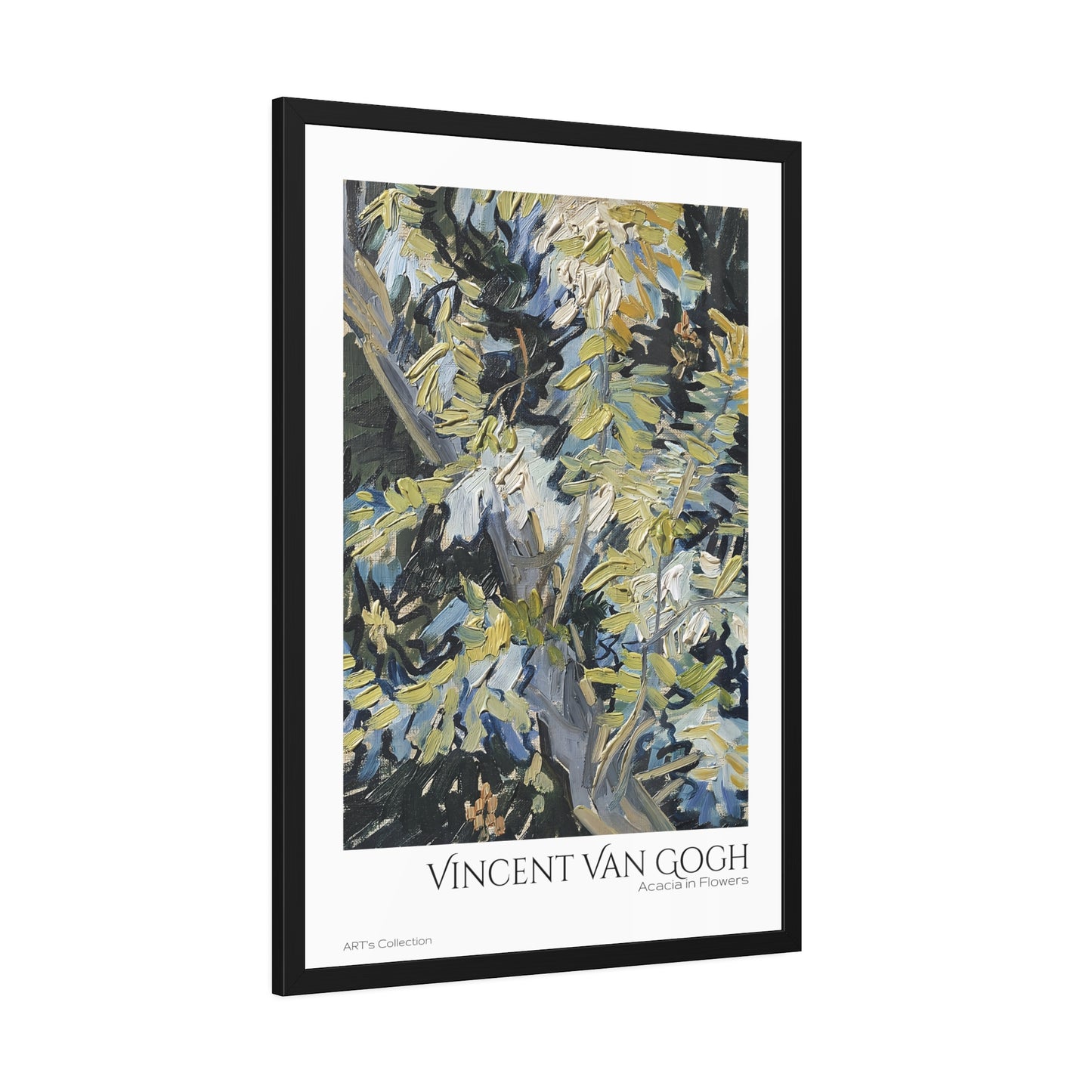 Acacia in Flowers by Vincent Van Gogh / Affiche Encadrée série ART's Collection