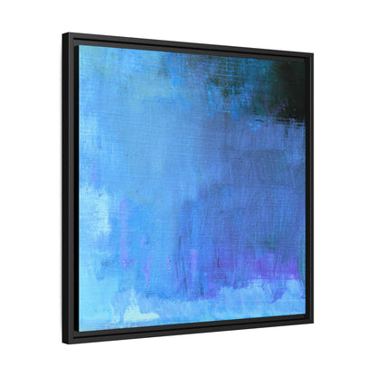 Tableau Contemporain Azuréen "Série Sign Collections" / Toile encadrée sur caisse américaine