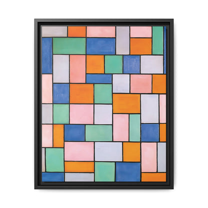 Composition in dissonances (1919) by Theo van Doesburg  / Toile encadrée sur caisse américaine