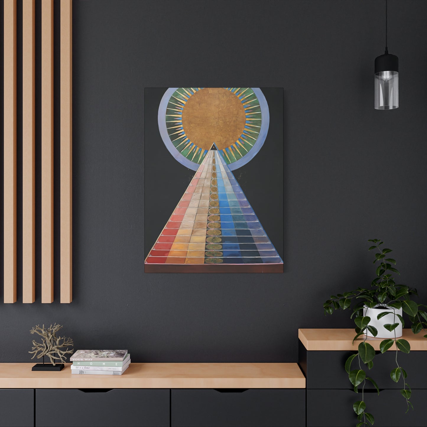Altarpiece No. 1 Group X (1915) by Hilma af Klint / Reproduction Fine Art sur Toile /  Epaisseur 3.2 cm - 1.25 inch