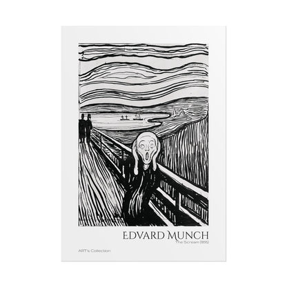 The Scream (1895) by Edvard Munch / Affiche imprimée - Série ART's Collection